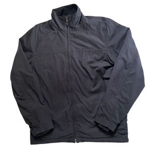 Oakley Black Full Zip Jacket Men’s Medium Nylon Shell Fleece Lined